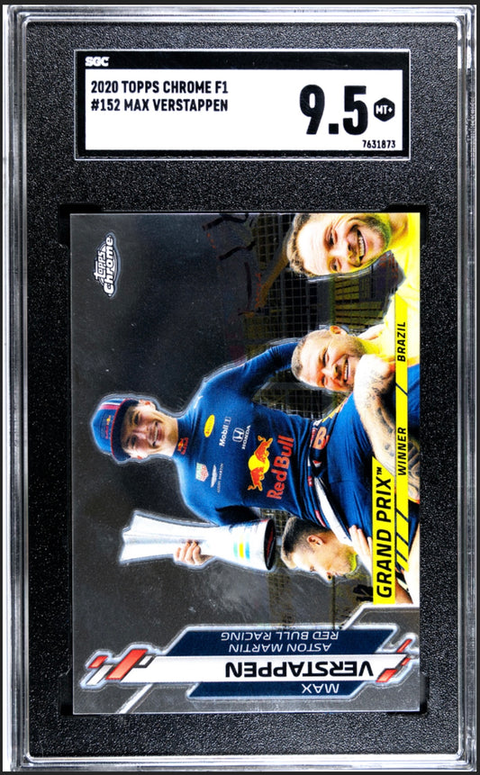 2020 Max Verstappen Topps Chrome SGC 9.5