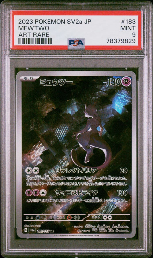 2023 Mewtwo Art Rare SV2A JP PSA 9