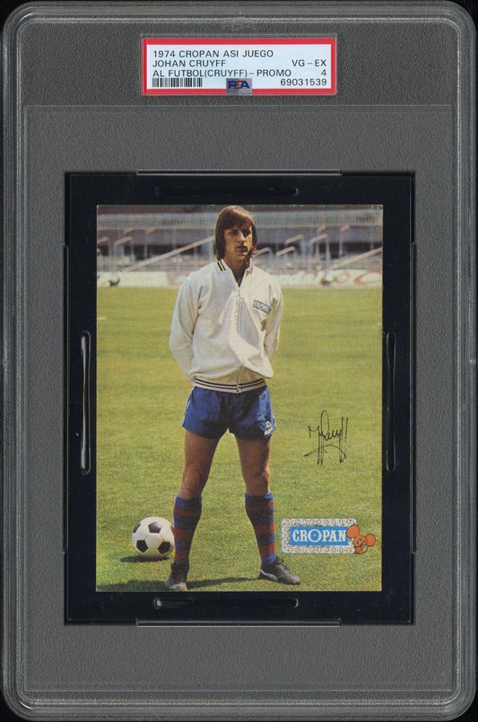 1974 Johan Cruyff AL FUTBOL Promo PSA 4