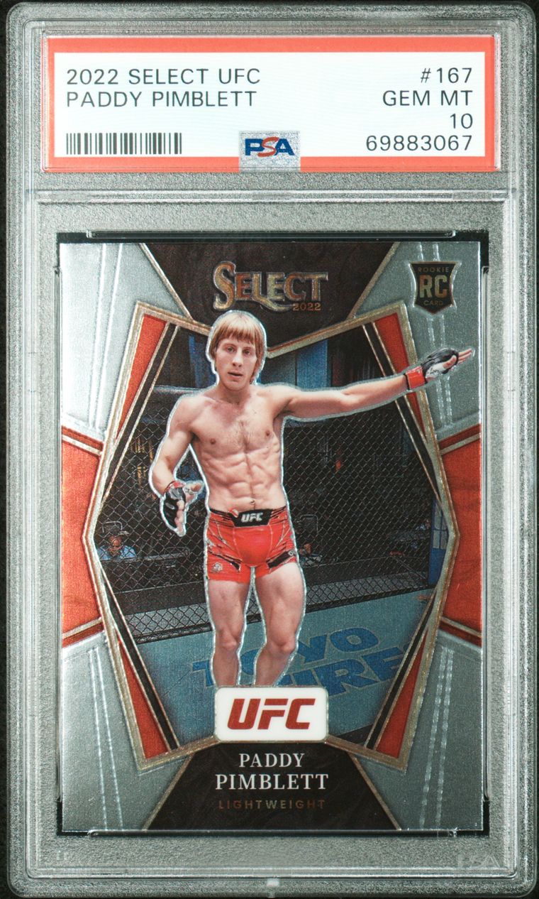 2022 Paddy Pimblett Select UFC PSA 10