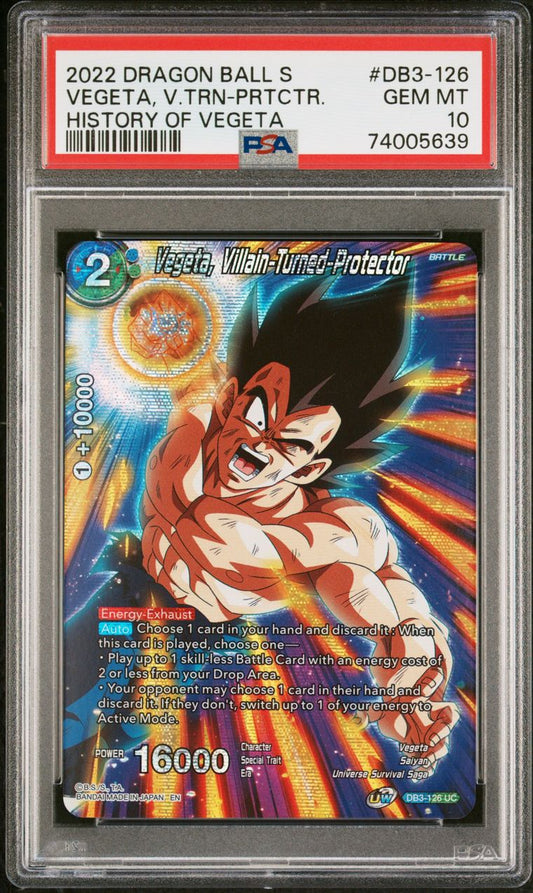 2022 Vegeta, Villian-Turned-Protector PSA 10