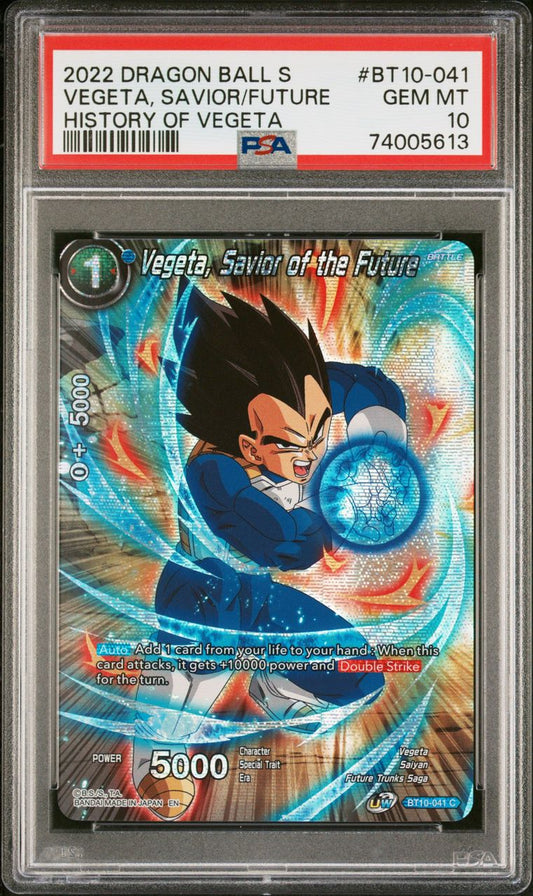 2022 Vegeta, Savior of the Future PSA 10