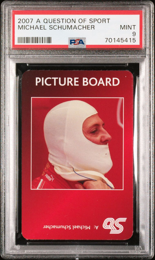 2007 Michael Schumacher A Question Of Sport PSA 9