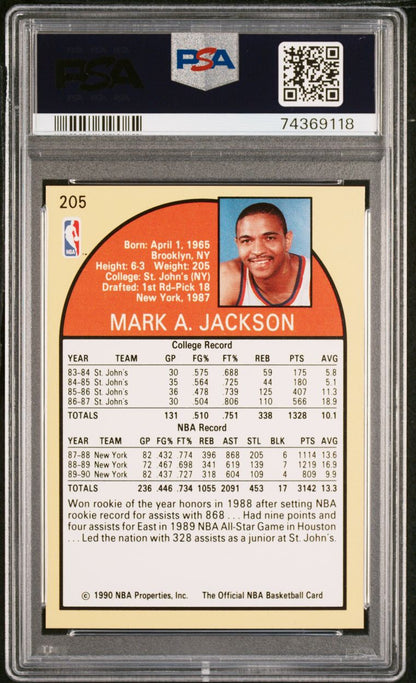 1990 Mark Jackson “Menendez Brothers” PSA 8