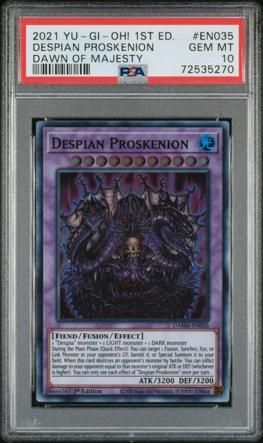 2021 Despian Proskenion 1st edition PSA 10