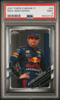 2021 Topps Chrome F1 Max Verstappen PSA 9