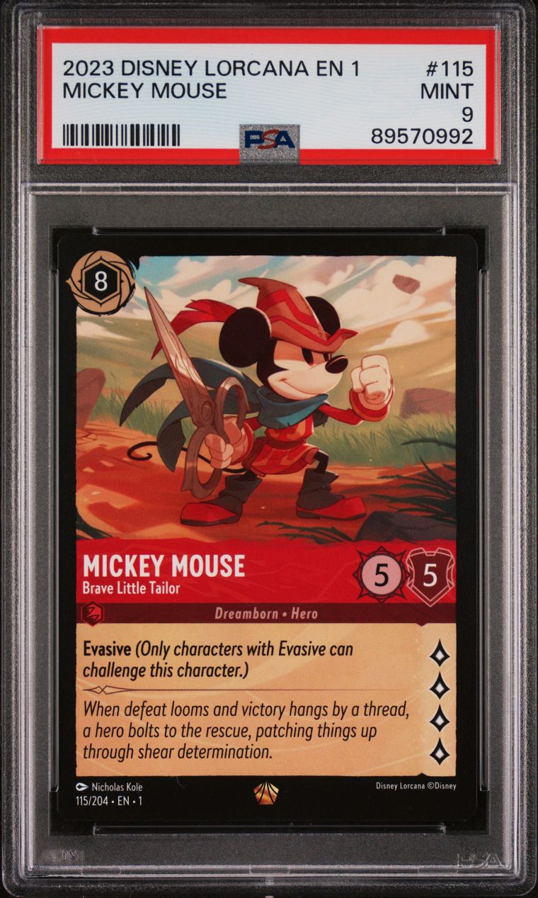 2023 Disney Locana The First Chapter Mickey Mouse PSA 9