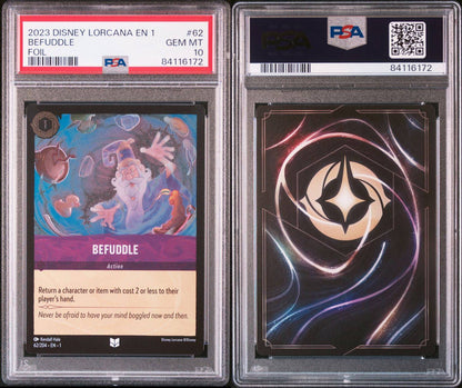 2023 Disney Lorcana EN1 Beduddle Foil PSA 10