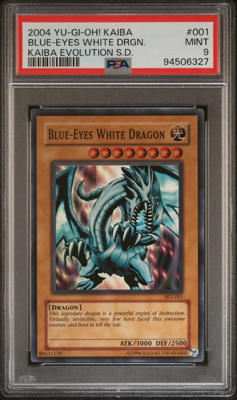 2004 Blue Eyes White Dragon KAIBA DECK PSA 9