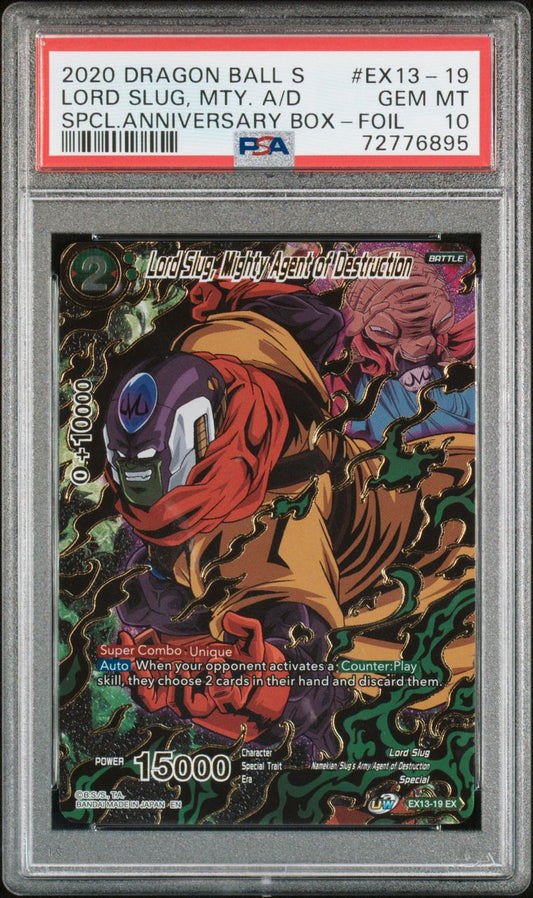 2020 Dragon Ball S Lord Slug, Mighty Agent of destruction PSA 10