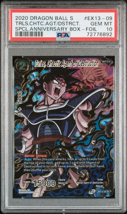 2020 Dragon Ball S Turles, Chaotic Agent of destruction PSA 10