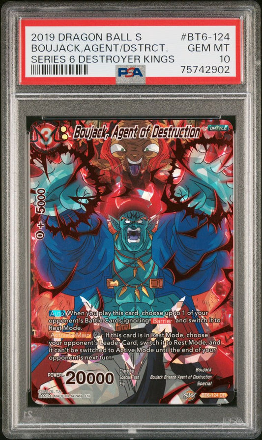 2019 Dragon Ball S Boujack, Agent of Destruction PSA 10