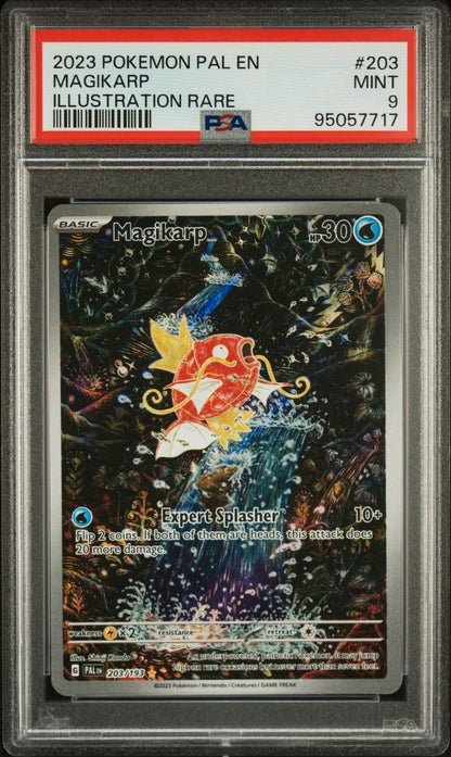 2023 Pokemon Pal EN Magikarp Illustration Rare PSA 9