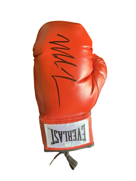 Mike Tyson signed Boxing glove PSA