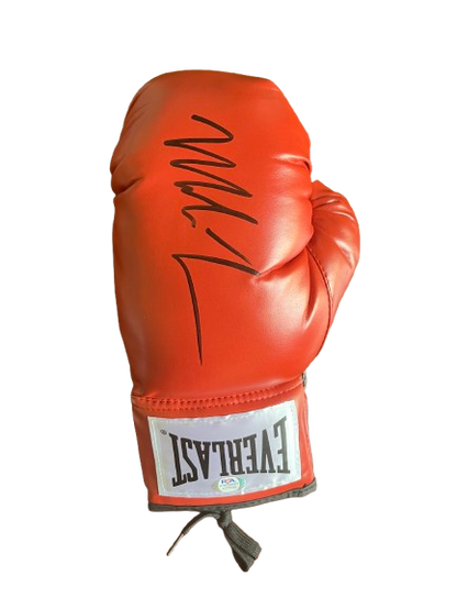 Mike Tyson signed Boxing glove PSA