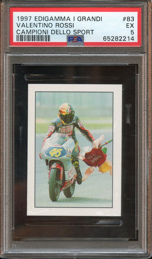 1997 Valentino Rossi Campioni Dello Sport ROOKIE PSA 5