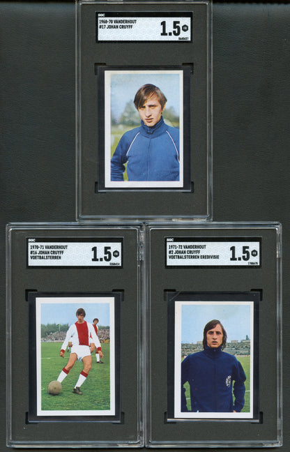 Johan Cruyff VANDERHOUT Rookie set! SGC 1.5