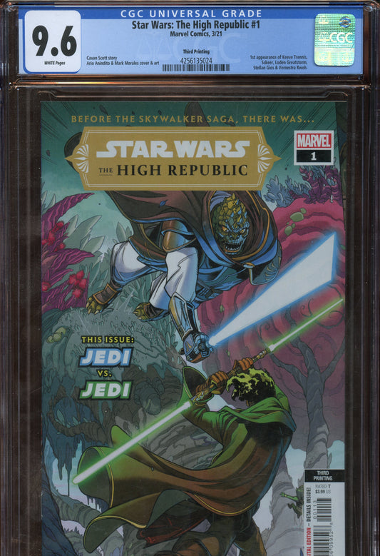 2021 Star Wars: The High Republic #1 (Marvel Comics) CGC 9.6