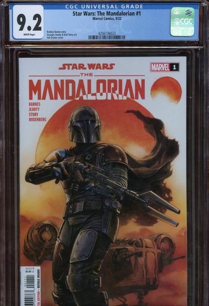 2022 Star Wars: TheMandalorian #1 (Marvel Comics) CGC 9.2