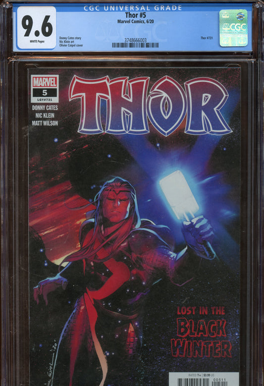 2020 Thor #5 Marvel Comics CGC 9.6