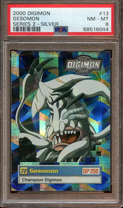 2000 Digimon Gesomon series 2 - Silver PSA 8