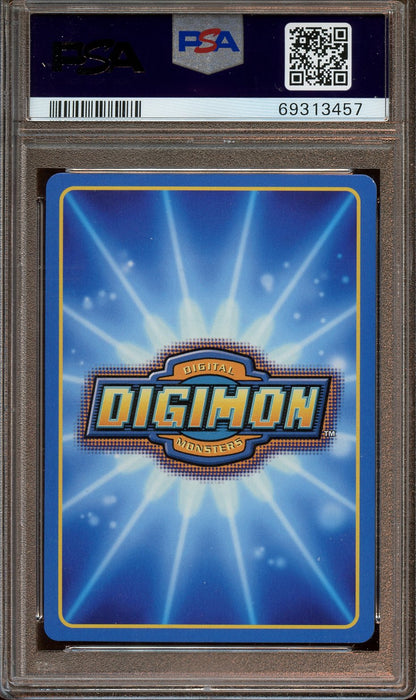 2000 Digimon Tortomon series 2 - Foil PSA 8