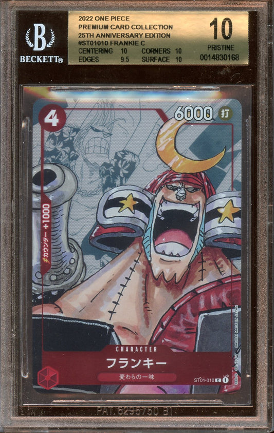 2022 One Piece Frankie 25th ann. Edition BGS 10