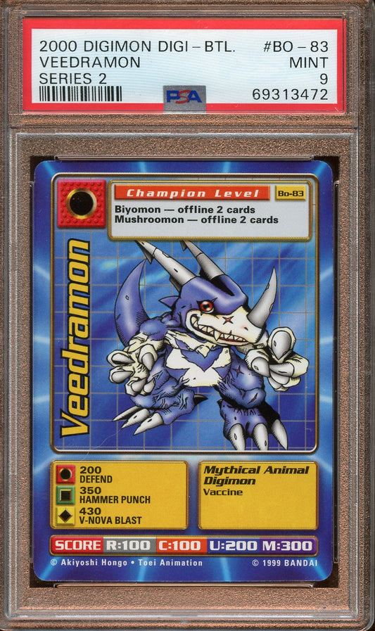 2000 Digimon Veedramon Series 2 PSA 9