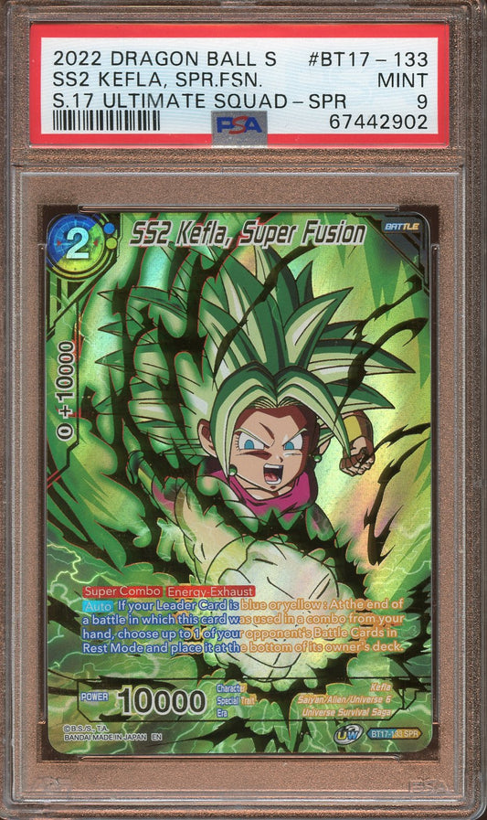 2022 Dragon Ball S, SS2 Kefla, Super Fusion PSA 9