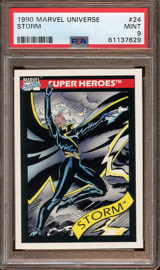 1990 Marvel Universe Storm PSA 9