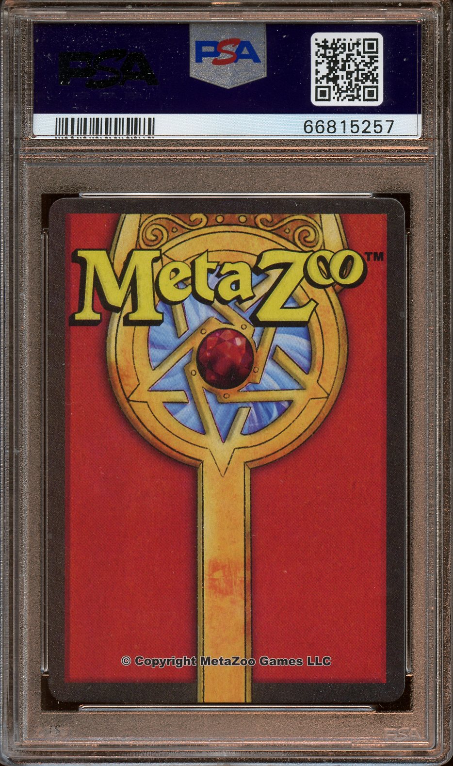 2021 MetaZoo Indrid Cold Holo Nightfall 1st Ed. PSA 9