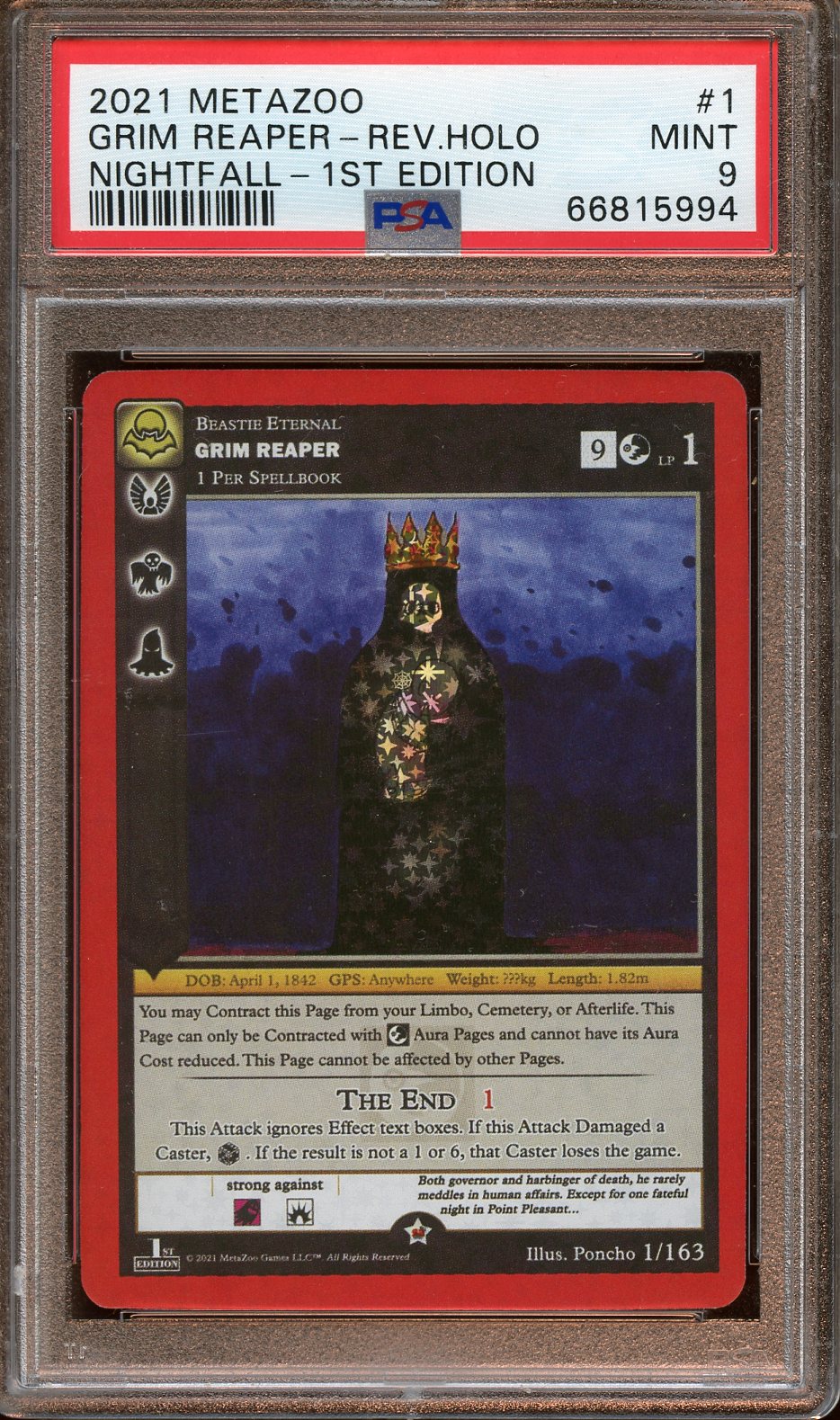 Metazoo deals PSA 10 TNT HALLOWEEN , HALLOWEEN holo Terra