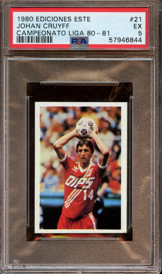 1980 Ediciones Este Johan Cruyff Campeonato liga 80-81 PSA 5