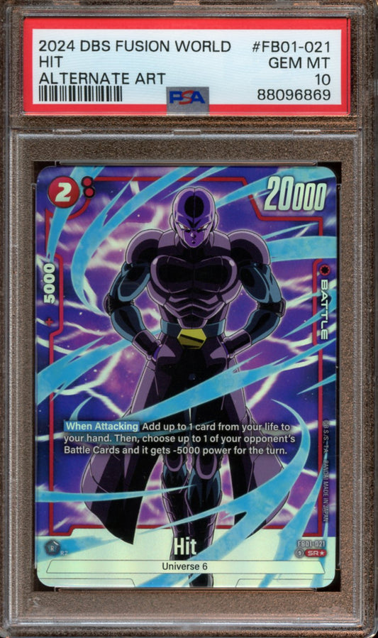 2024 DBS Fusion World HIT Alternate Art PSA 10