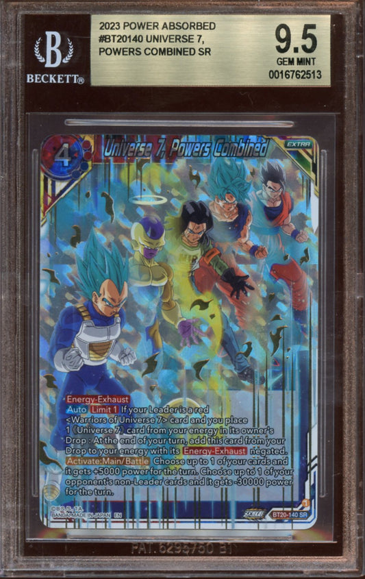 2023 Power Absorbed, Universe 7 Powers Combined BGS 9.5