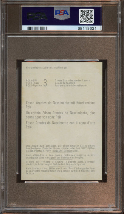 1970 Poly Verlag PELE Grosse Stars des Runden PSA 1.5